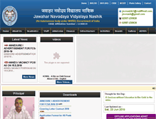 Tablet Screenshot of jnvnashik.org